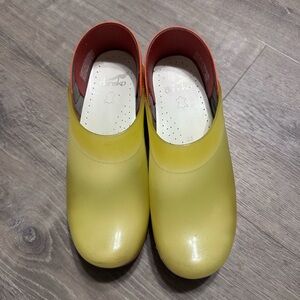Dansko Yellow Clogs